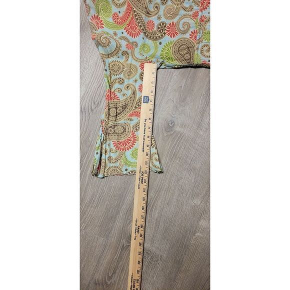 Bag Lady Mudpie Paisley 100% Linen Pre-shrunk Swim Cover/ Dress Size Medium - Picture 14 of 15